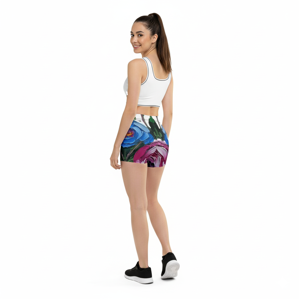 Canvas Paint Shorts