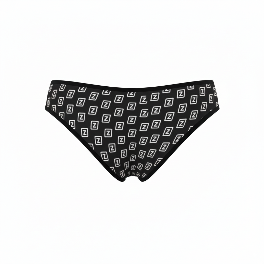 Zillyz Monogram ZThong(Black)