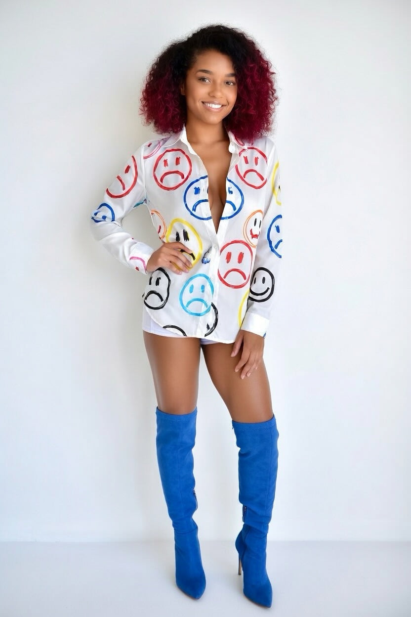 Zillyz Sad Face Shirt