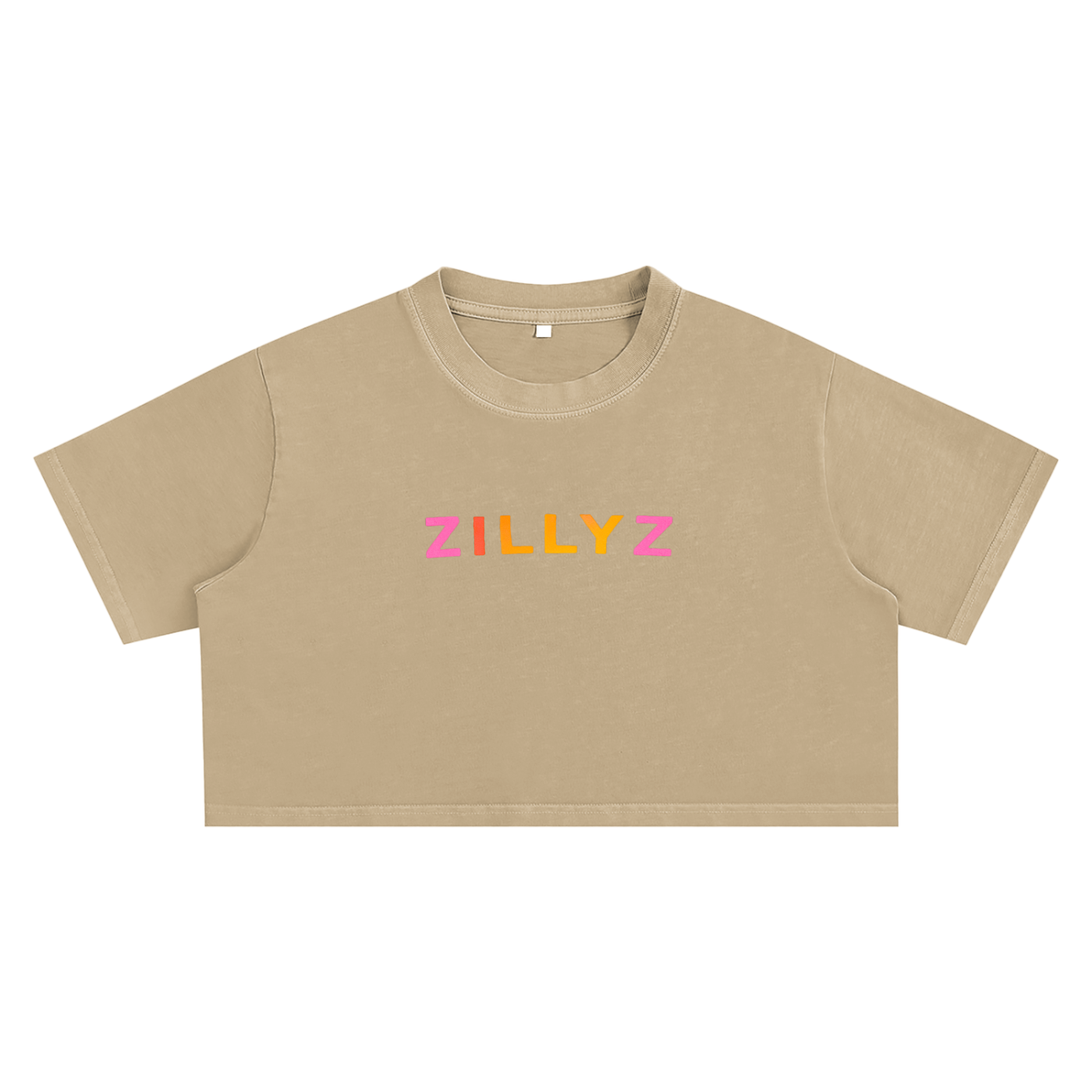 Zillyz Washed Crop Top