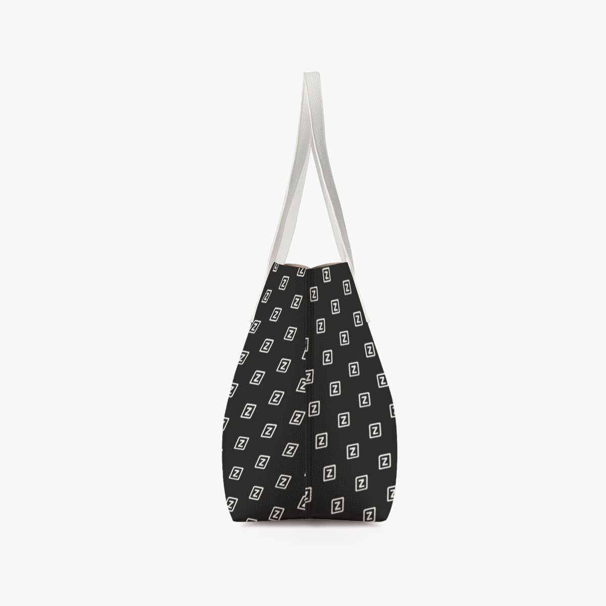 Zillyz Monogram PU Leather Tote