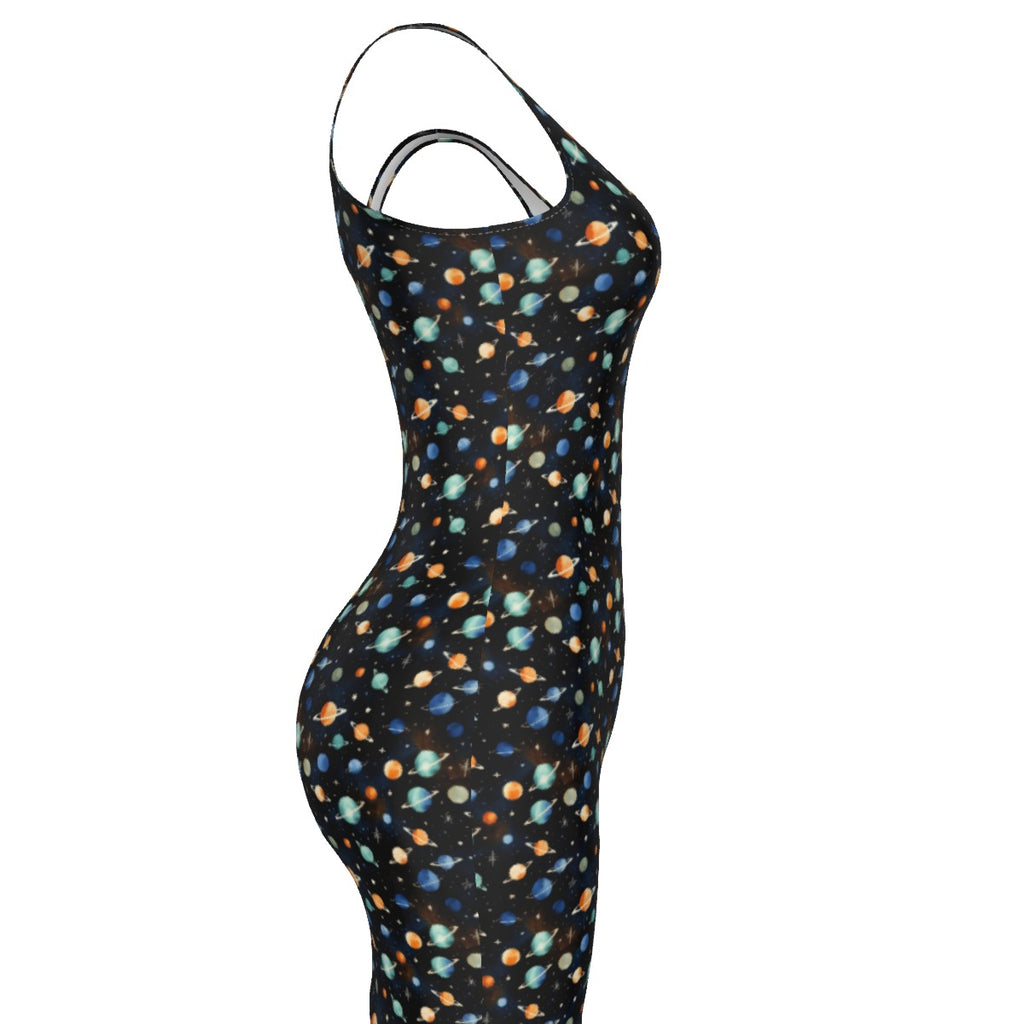 Zillyz Galaxy Bodycon Dress