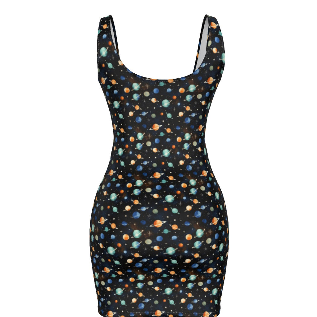 Zillyz Galaxy Bodycon Dress
