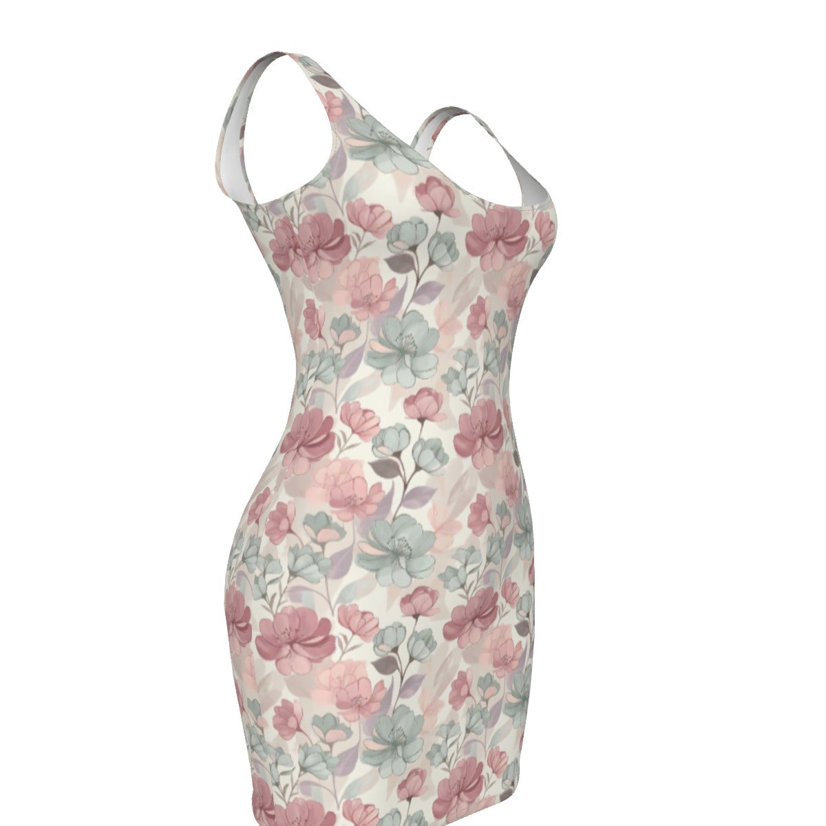 Zillyz Bodycon Floral Dress