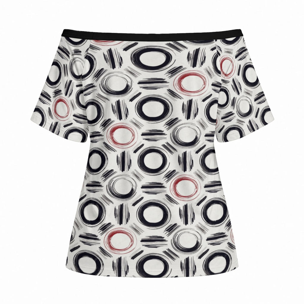 Off-Shoulder Short Sleeve Top