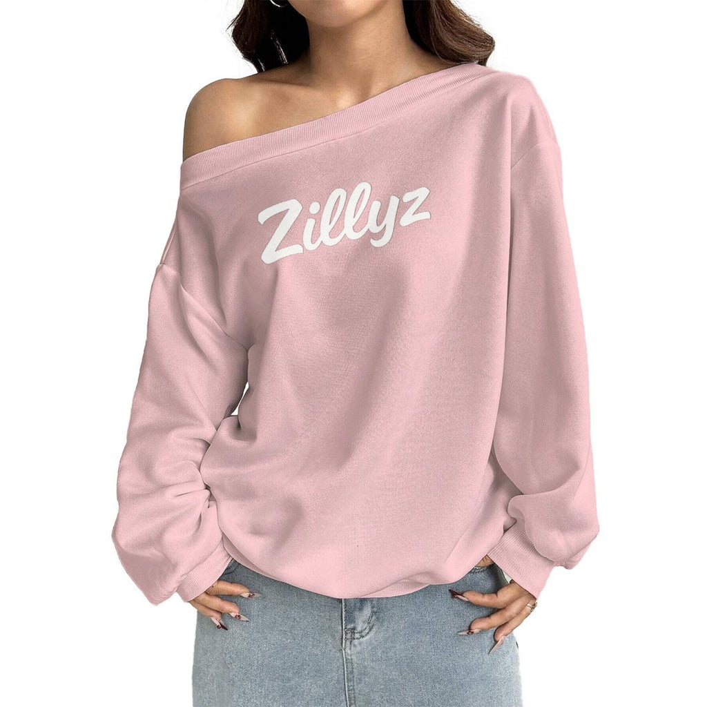 Off-Shoulder Zillyz Sweatshirt