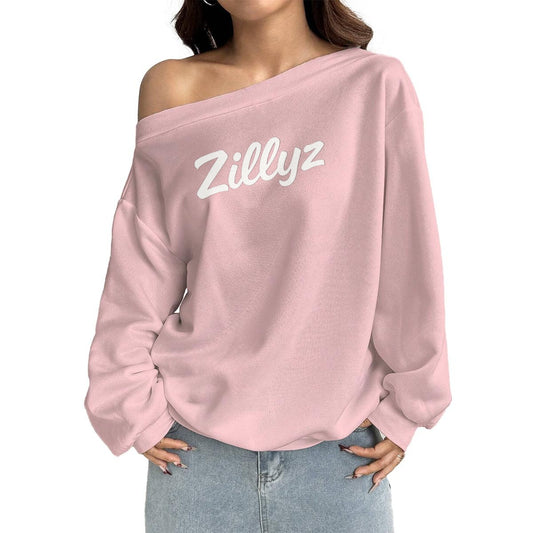 Off-Shoulder Zillyz Sweatshirt