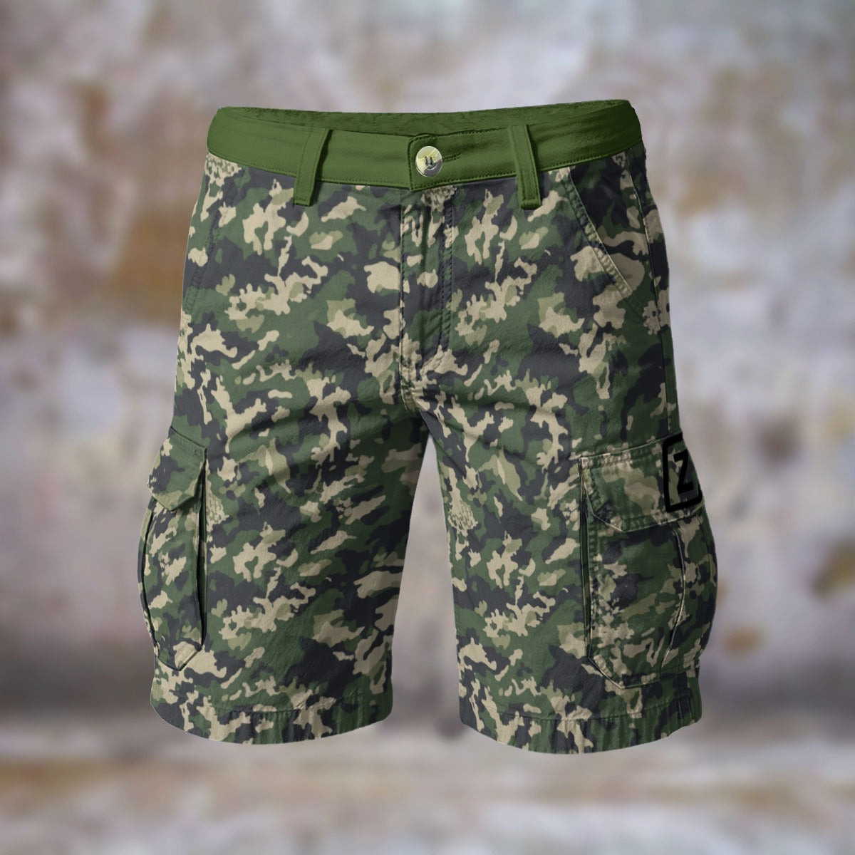 Zillyz Camo Cargo Shorts