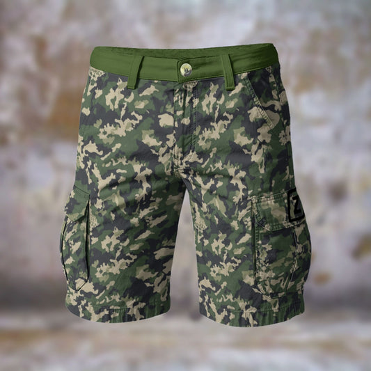 Zillyz Camo Cargo Shorts