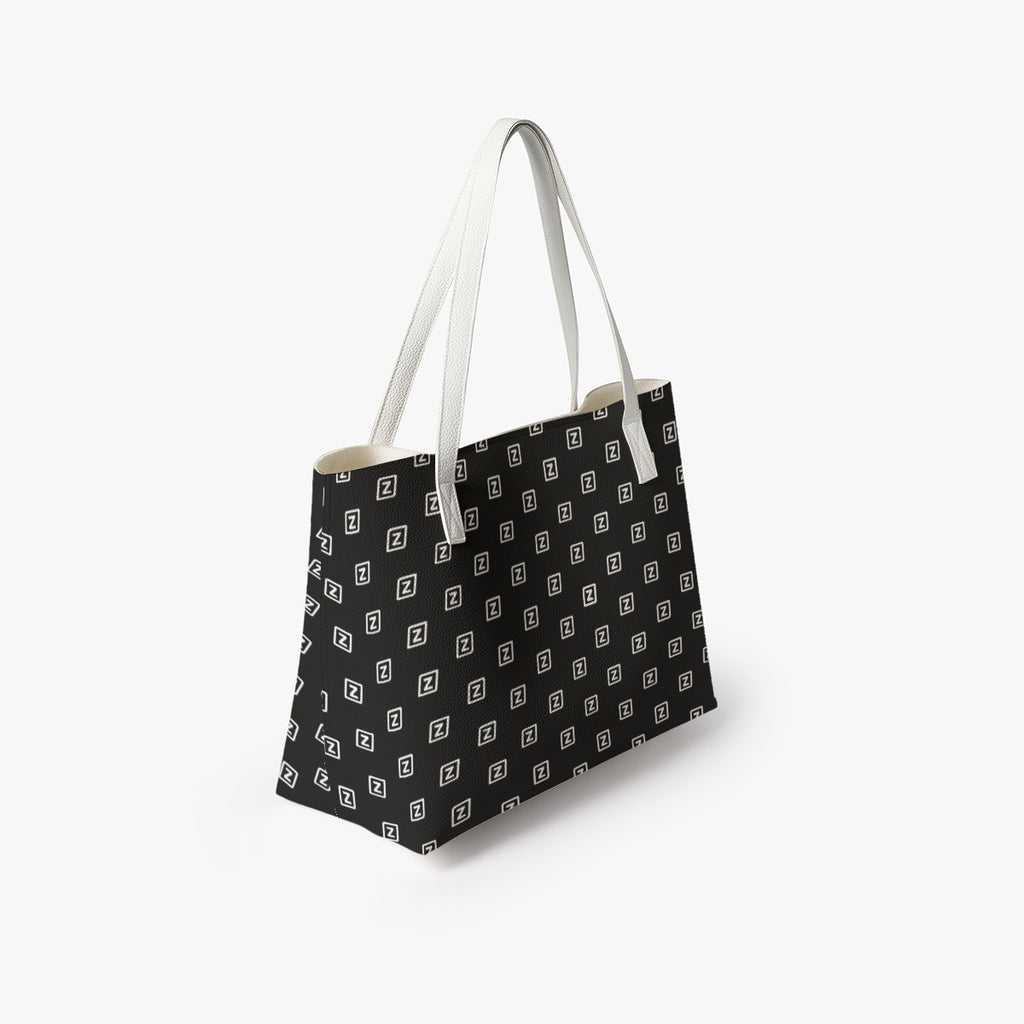 Zillyz Monogram PU Leather Tote