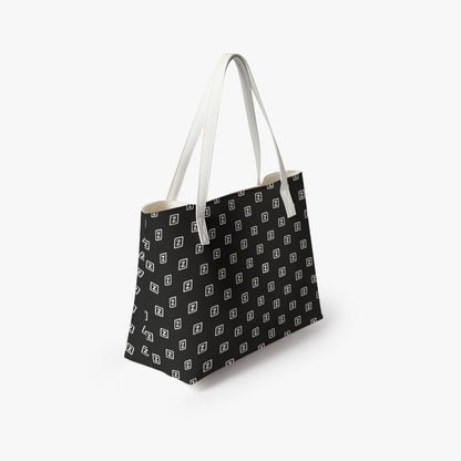 Zillyz Monogram PU Leather Tote