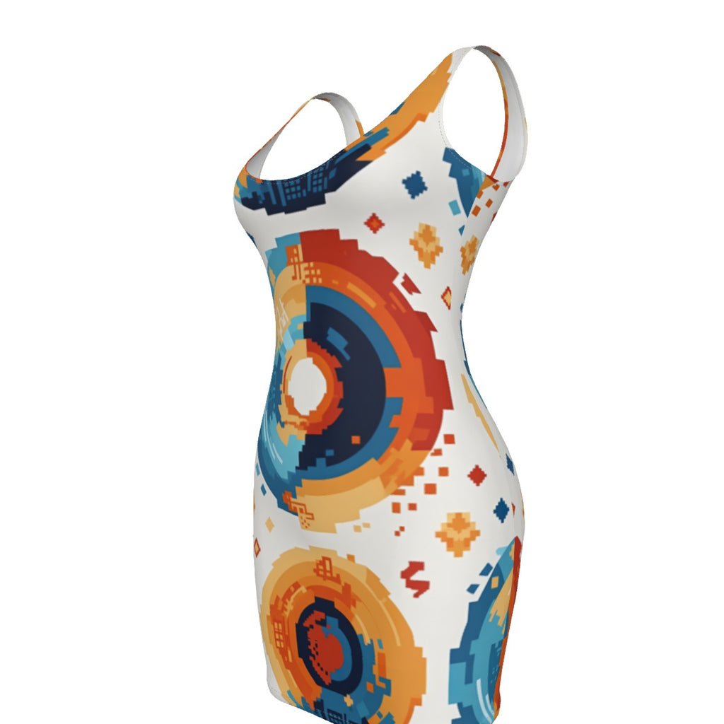 Zillyz Retro-modern Pixel Dress