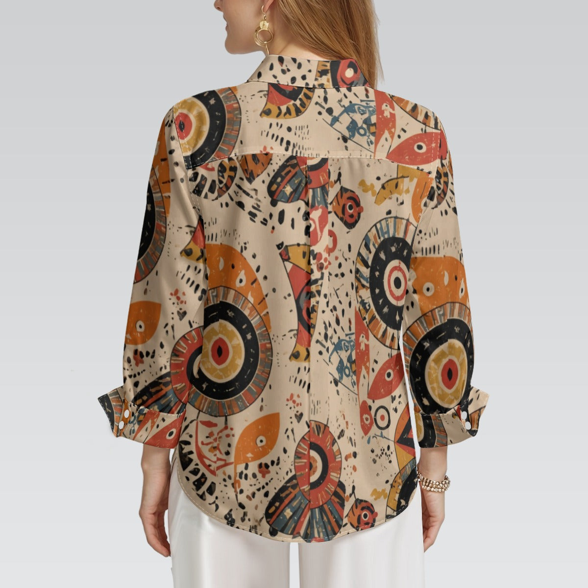 Zillyz Boho Folk Art Blouse