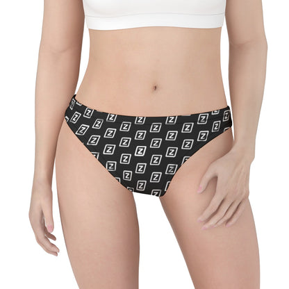 Zillyz Monogram ZThong(Black)