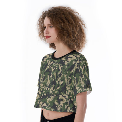 Camo Cropped T-Shirt