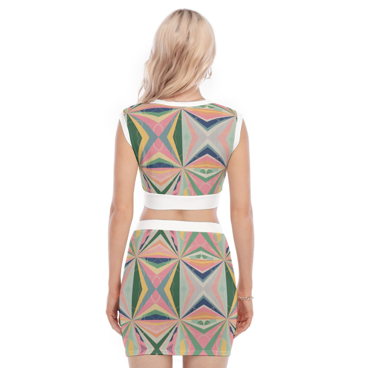 Zillyz Vest Skirt Suit