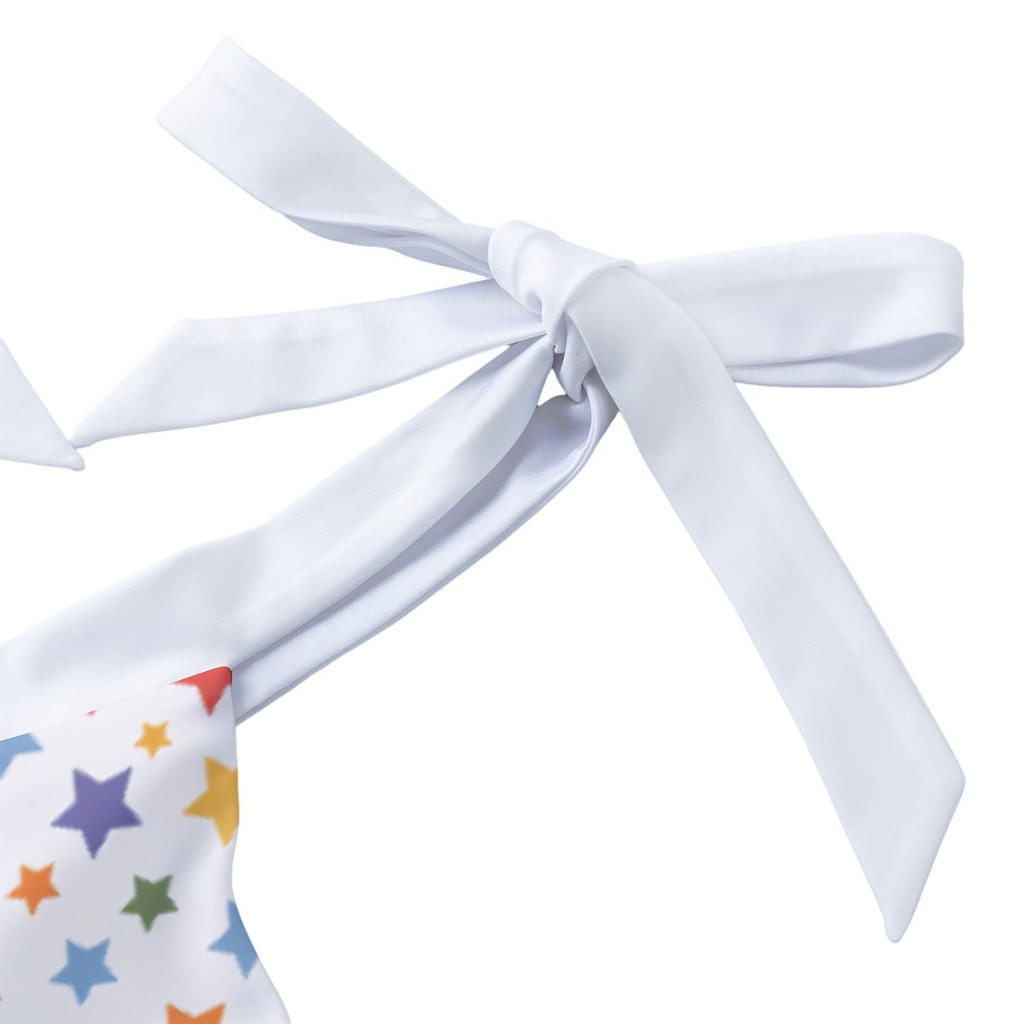 Zillyz Shoulder Tie Padded Swimsuit