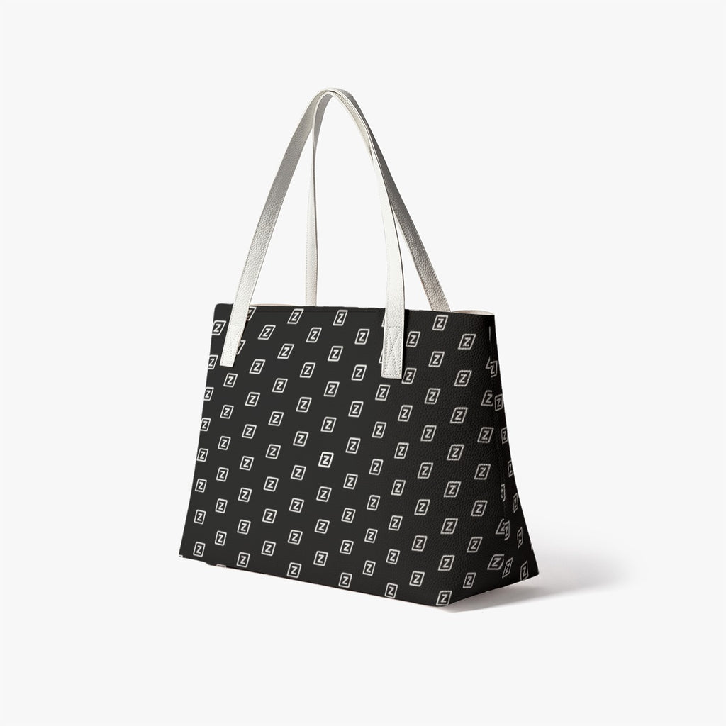 Zillyz Monogram PU Leather Tote