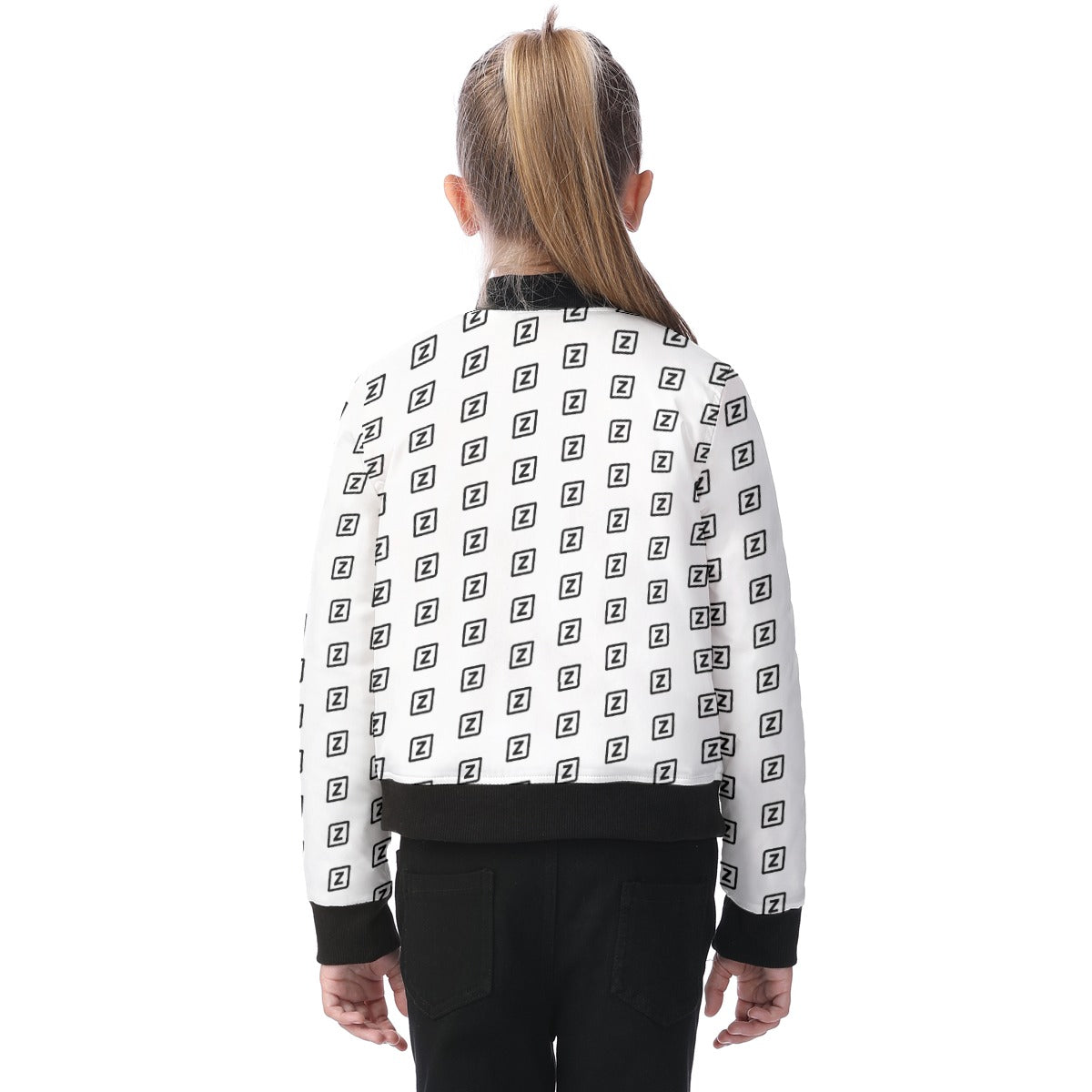 Zillyz Monogram Kid's Bomber Jacket