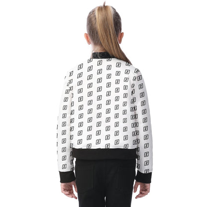 Zillyz Monogram Kid's Bomber Jacket