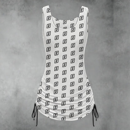 Zillyz Monogram Layered Dress