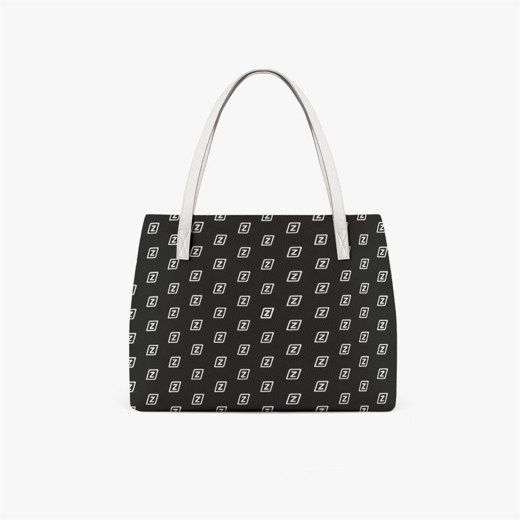 Zillyz Monogram PU Leather Tote