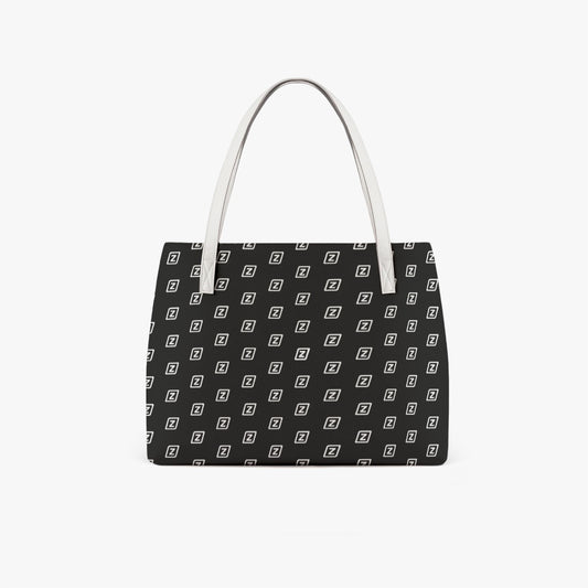 Zillyz Monogram PU Leather Tote