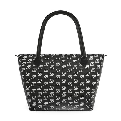 Zillyz Monogram Zip Top Handbag