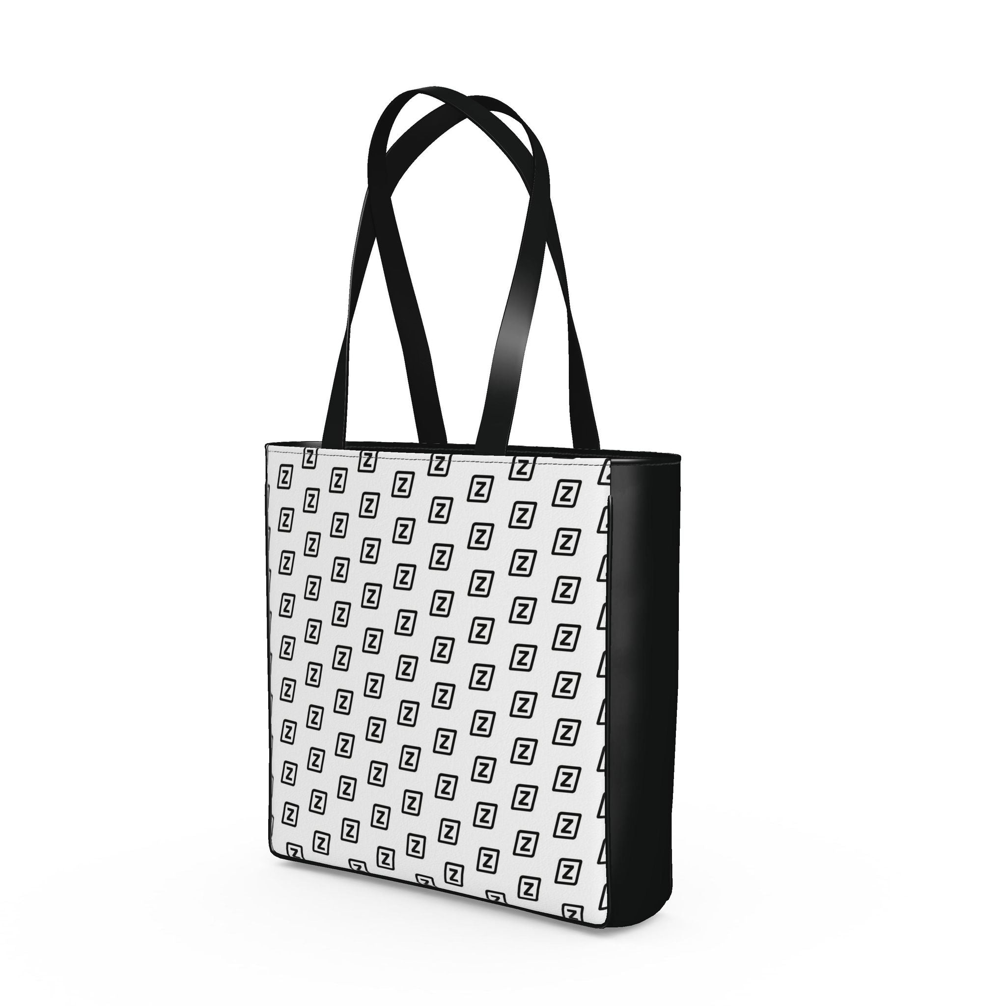Zillyz Monogram PU Leather Tote