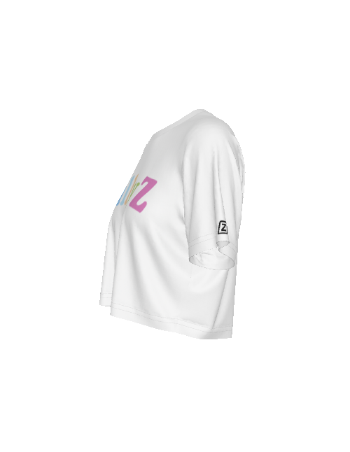Color block Cropped T-Shirt
