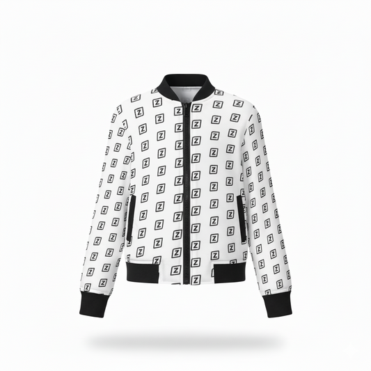 Zillyz Monogram Kid's Bomber Jacket