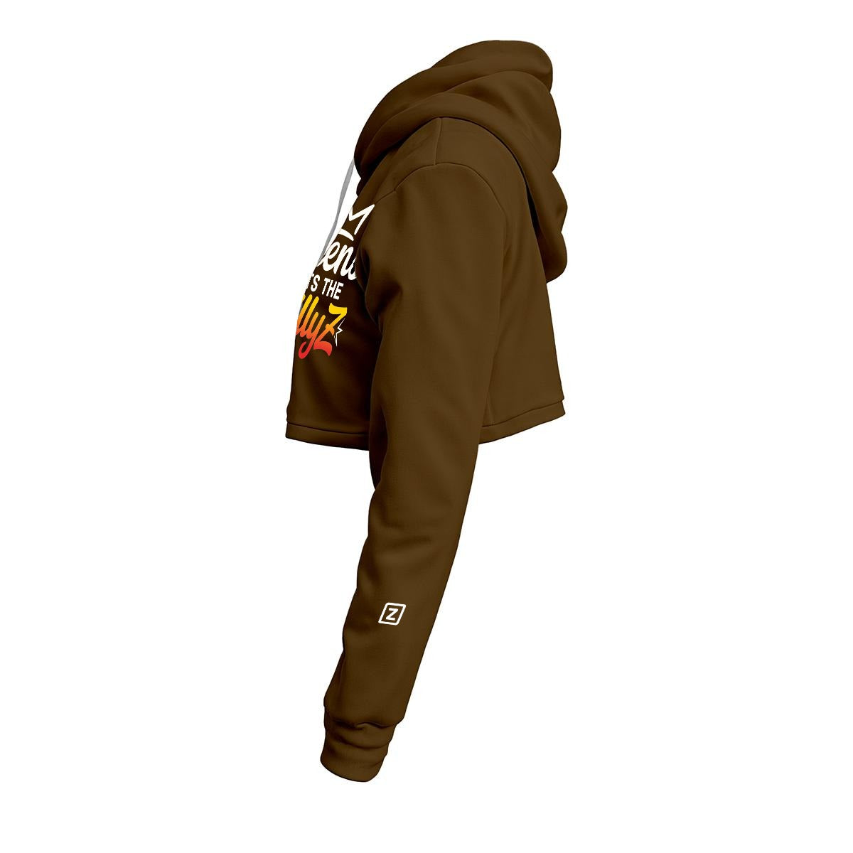 Queens Gets the Zillyz's Cropped Hoodie