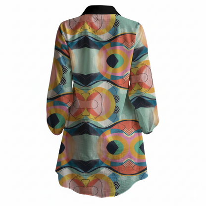 Zillyz Mirror Shirt Dress