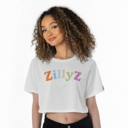 Color block Cropped T-Shirt