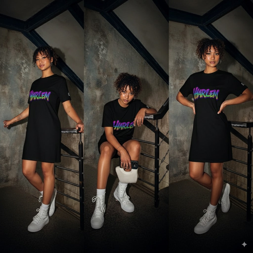 Zillyz Harlem T-shirt dress