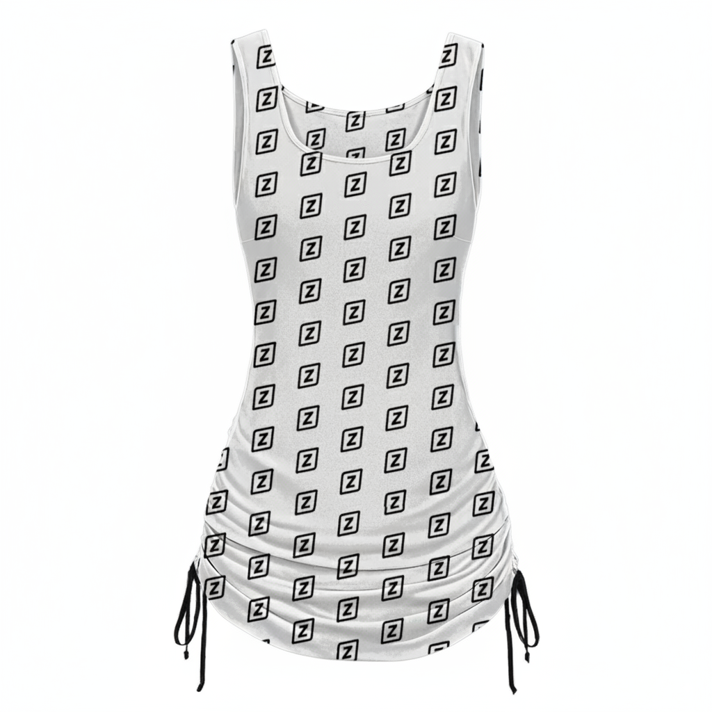 Zillyz Monogram Layered Dress