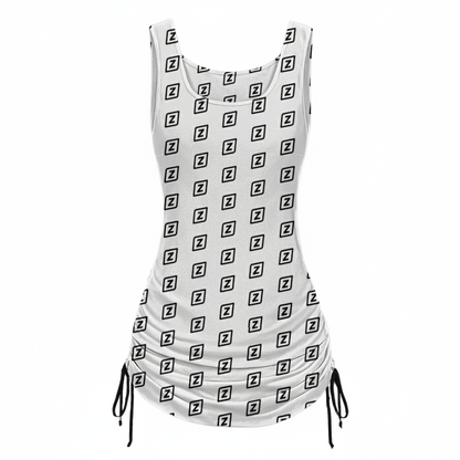 Zillyz Monogram Layered Dress