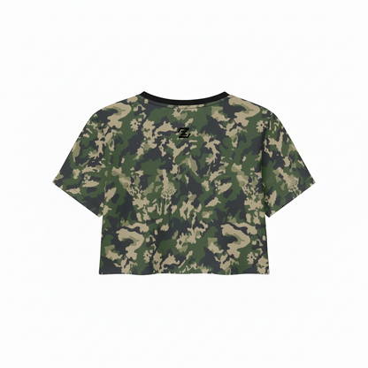 Camo Cropped T-Shirt