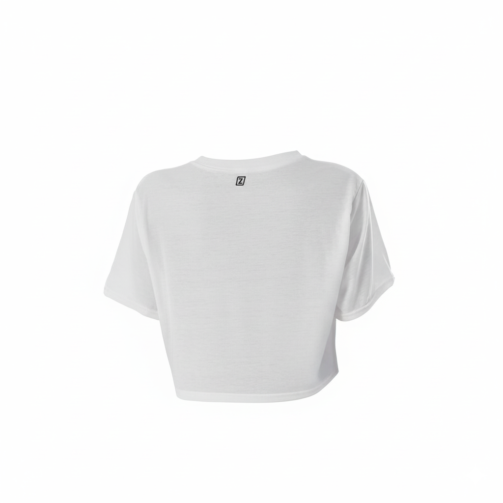 Kirigami Cropped T-Shirt