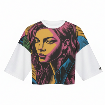 Kirigami Casual Crop Top