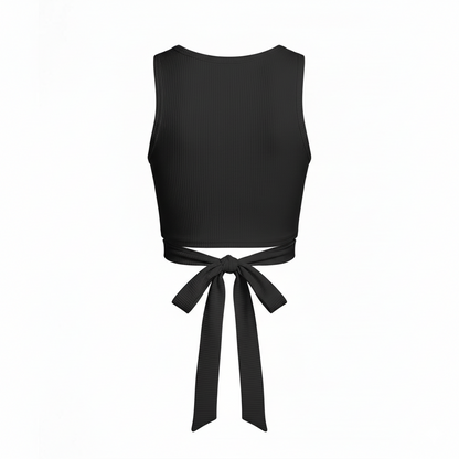 Kirigami Hollow Crop Top