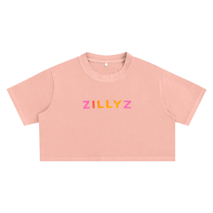 Zillyz Washed Crop Top