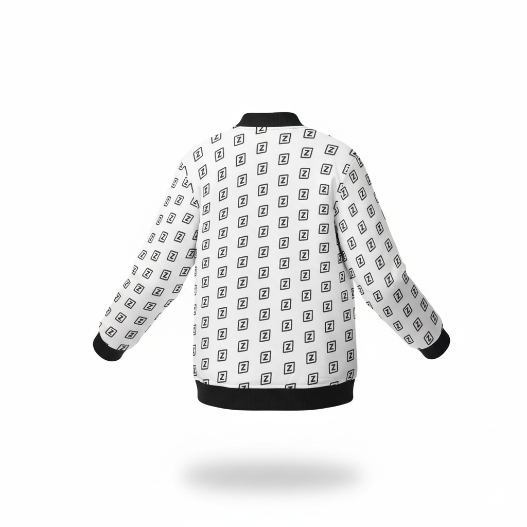Zillyz Monogram Kid's Bomber Jacket