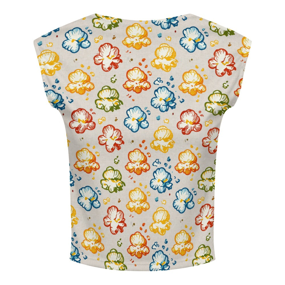 Zillyz Backless short sleeved shirt