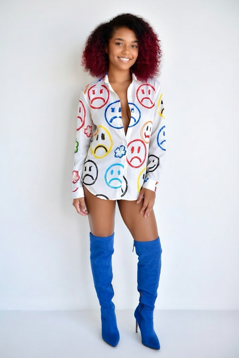 Zillyz Sad Face Shirt