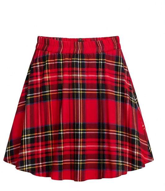 Zillyz plaid Mini Skirt