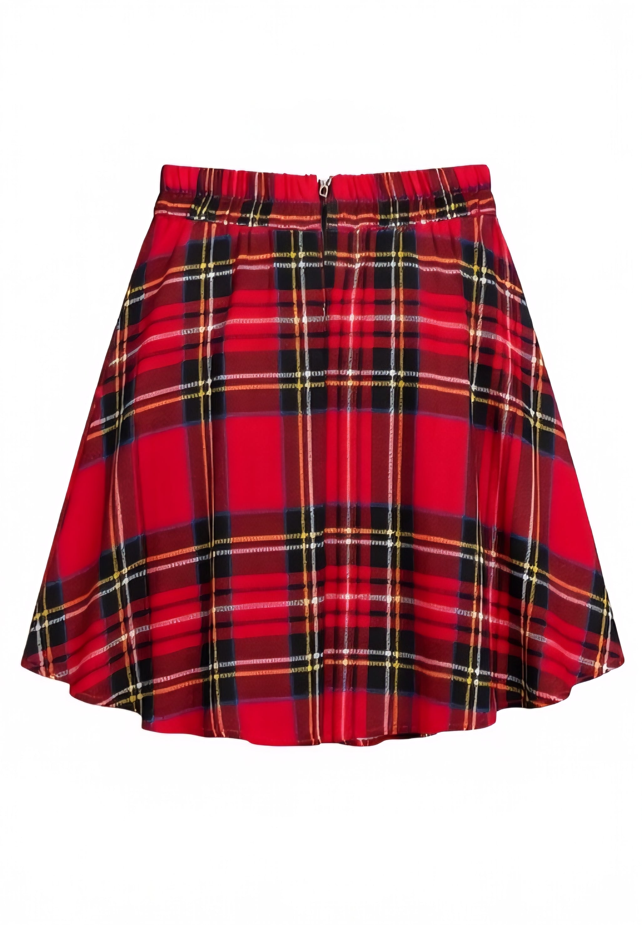 Zillyz plaid Mini Skirt