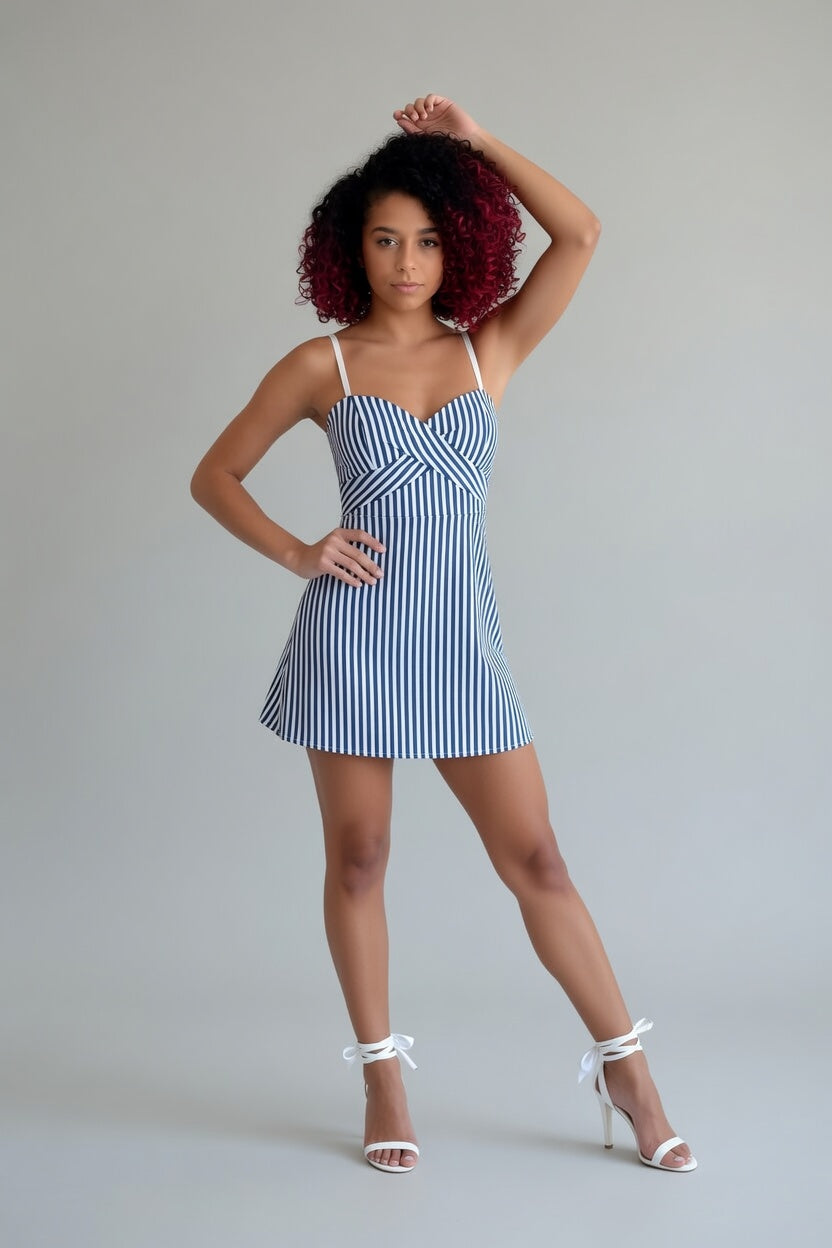 Zillyz Spaghetti Strap A-line dress Dress
