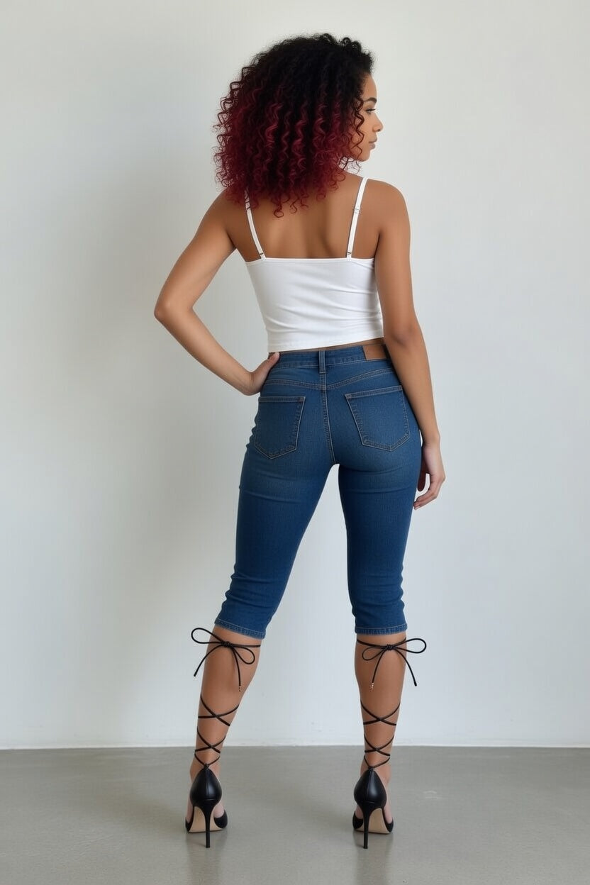 Zillyz Kirigami Strap Tank Top