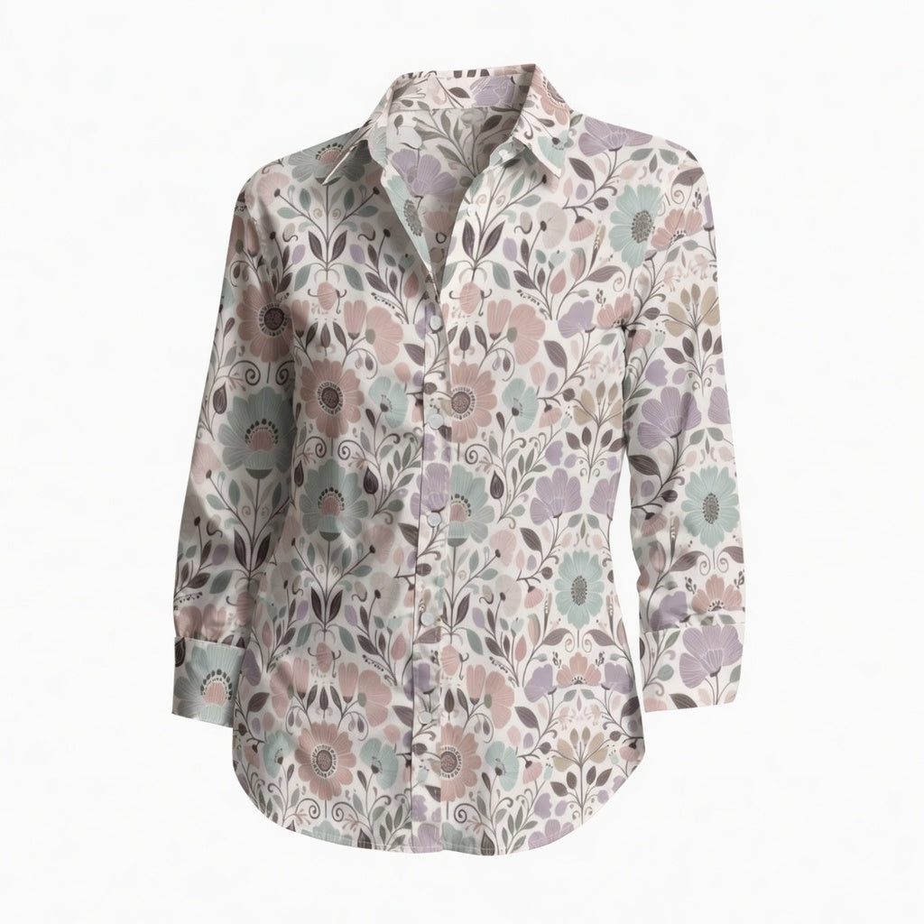 Zillyz floral shirt